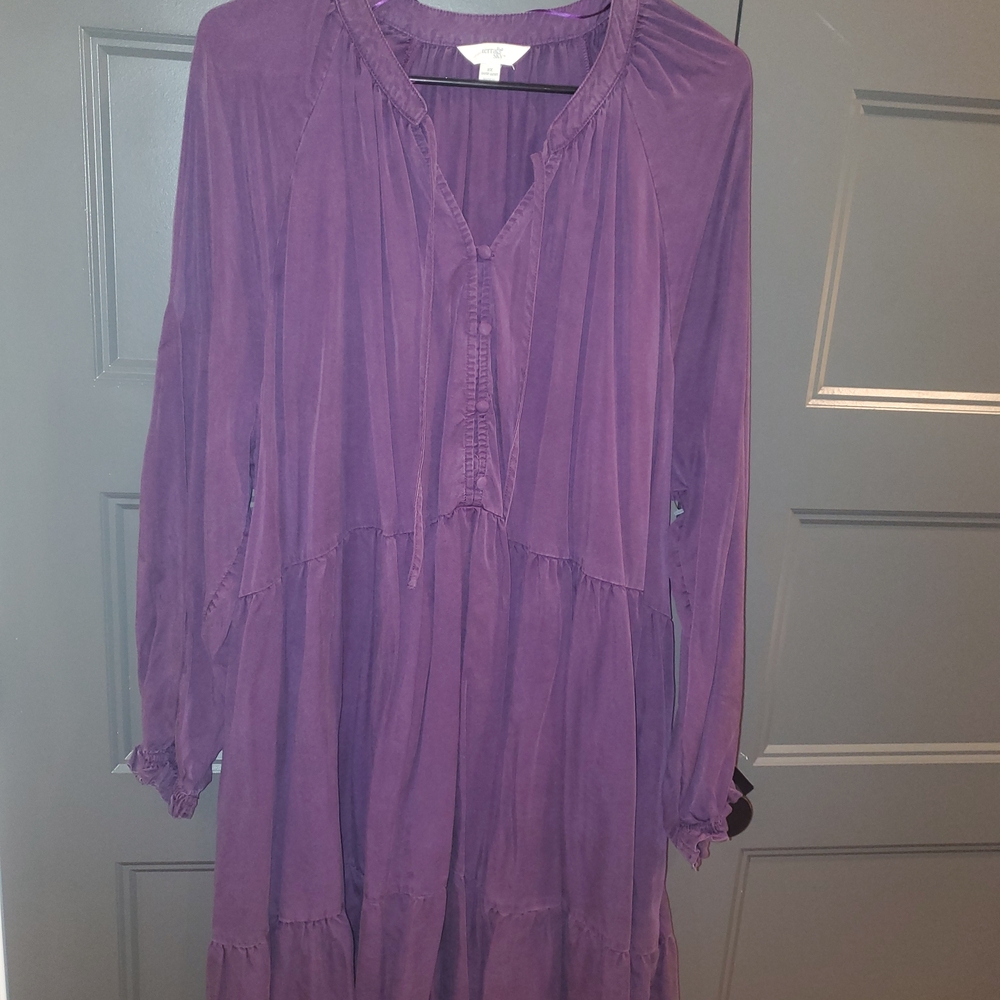 Time and Tru Purple Women's Dress